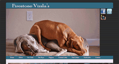 Desktop Screenshot of firestonevizslas.com